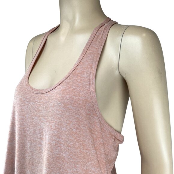 Beyond Yoga Tank Top Medium Double Up‎ Racer Tank Pink Heathered - Picture 6 of 9